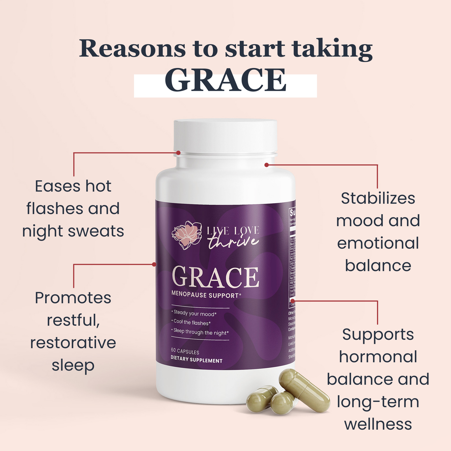 benefits of grace menopause supplement