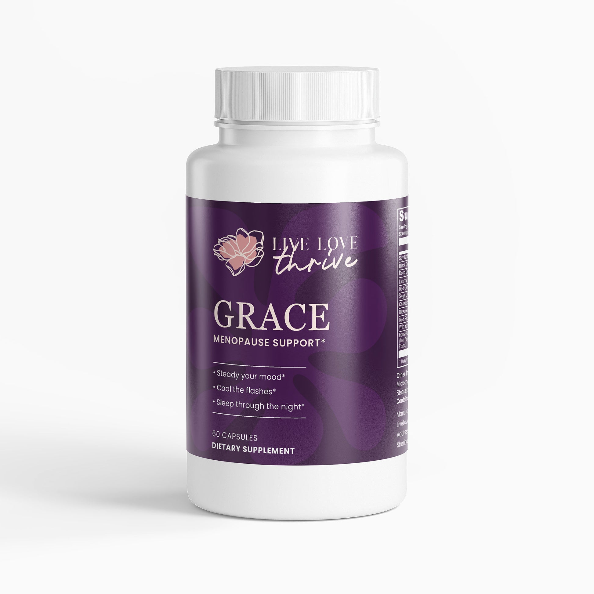 livelovethrive grace menopause support supplement